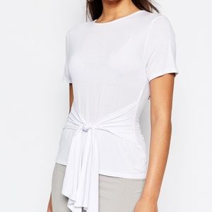 Missguided Tie Waist T-Shirt NWT